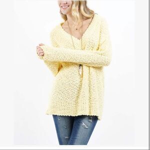 Zenana Premium Popcorn Sweater